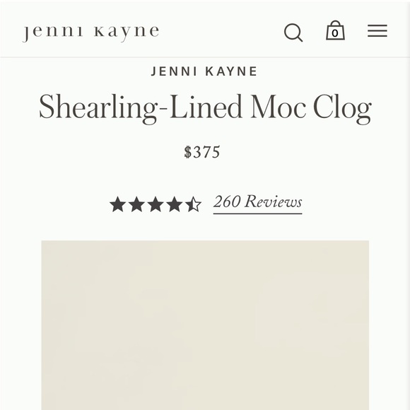 NWT Jenni Kayne Shearling-Lined Moc Clog Size 36 - Picture 2 of 8